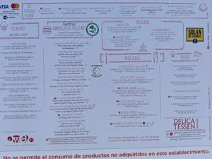 menu at Ewan in Salinas