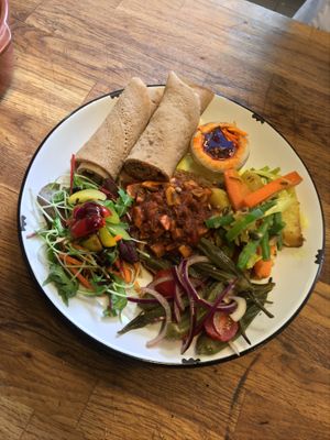 Special menu for African celebration event ( ethiopian traditionals and more) at Hverdagen in Copenhagen