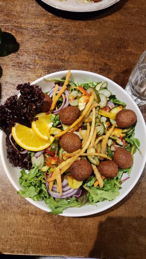 Salad which got brought out with the wrong sauce initially (not pictured) at Stelleplas in Heinkenszand