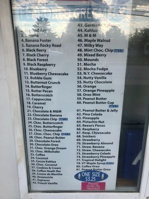 All flavors except the cheesecakes can be made with almond milk at Duke's Creemees in Milton