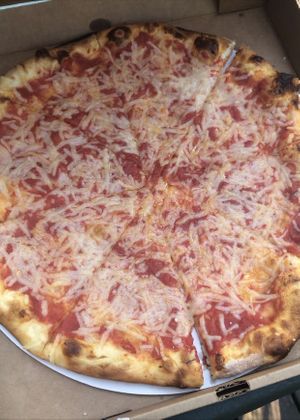 Non dairy 14” pizza at SPIN Pizza in Lawrence