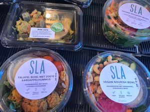 Ready made meals at EkoPlaza in Leiden