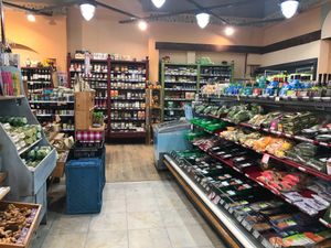 Inside store at EkoPlaza in Leiden