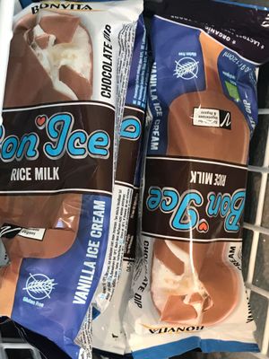 Rice milk magnums  at EkoPlaza in Leiden