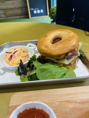‘Canadian’ burger at Timmy's Bar & Kitchen in Carlisle
