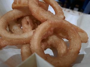 Onion Rings at Timmy's Bar & Kitchen in Carlisle