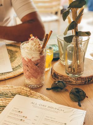 Pink Magic Milkshake at Buitenplaats De Houtmaat in Hengelo