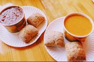 . at New England Soup Factory of Salem in Salem