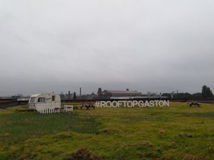 Rooftop view at Gaston in Ghent