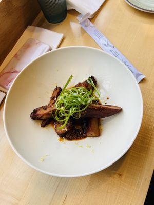 Fried yam #Veganuary at ima - Midtown in Detroit