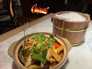 Homemade tofu.   at China! in Stockholm