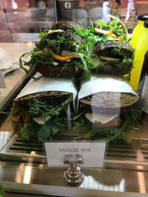 Beautiful sandwich  at Margaret River Bakery in Margaret River