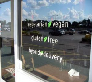 signage by brittany at Pizza Fusion in Fort Myers