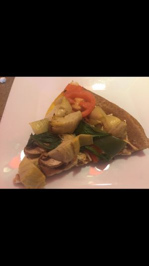 Vegan pizza at Pizza Fusion in Fort Myers