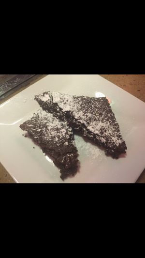 Vegan brownie at Pizza Fusion in Fort Myers