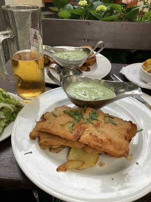 Vegan Schnitzel  at Zum Eichkatzerl in Frankfurt