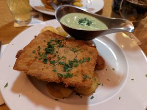Veganes Schnitzel at Zum Eichkatzerl in Frankfurt