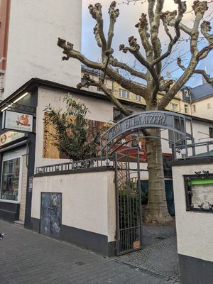 view from the street at Zum Eichkatzerl in Frankfurt