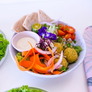 Falafel Adlai Bowl at Kindred Cafe in Davao City