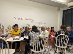 Inside    at Kindred Cafe in Davao City