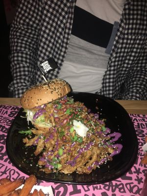 Shawarma  at Vegan Junk Food Bar - El Born in Barcelona