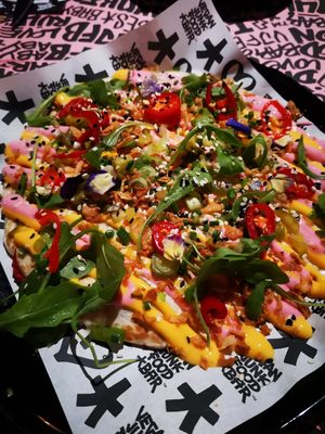 Starer at Vegan Junk Food Bar - El Born in Barcelona