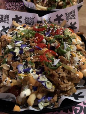 Shawarma con patatas  at Vegan Junk Food Bar - El Born in Barcelona