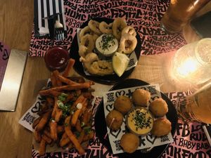 Starters!! at Vegan Junk Food Bar - El Born in Barcelona