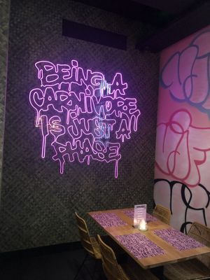 Interior  at Vegan Junk Food Bar - El Born in Barcelona