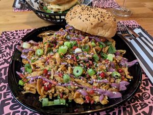 Royal beastie shawarma at Vegan Junk Food Bar - El Born in Barcelona