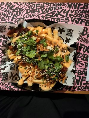 Happy ribs at Vegan Junk Food Bar - El Born in Barcelona