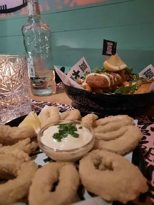 Calamari Rings at Vegan Junk Food Bar - El Born in Barcelona