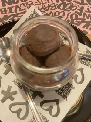 Dessert. Not sure what it was  at Vegan Junk Food Bar - El Born in Barcelona