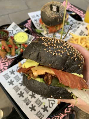 Royal smash  at Vegan Junk Food Bar - El Born in Barcelona