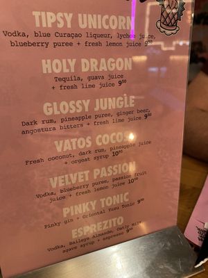 The drinks at Vegan Junk Food Bar - El Born in Barcelona