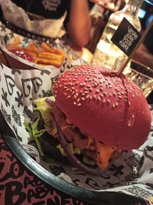 The Notorius Burger at Vegan Junk Food Bar - El Born in Barcelona