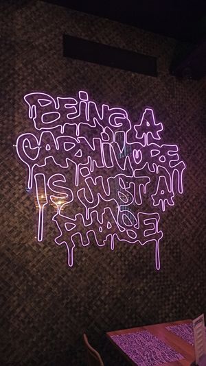 Being a carnivore is just a phase at Vegan Junk Food Bar - El Born in Barcelona