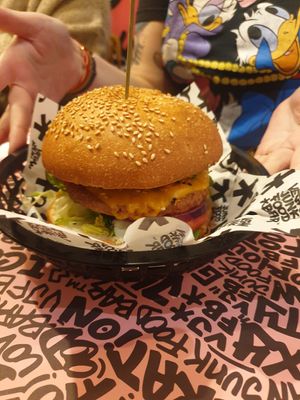 McCruelty free at Vegan Junk Food Bar - El Born in Barcelona