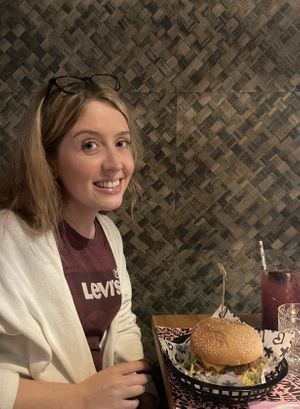 Cruelty free burger at Vegan Junk Food Bar - El Born in Barcelona