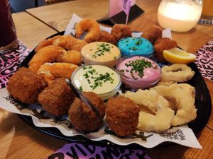 Sumo platter at Vegan Junk Food Bar - El Born in Barcelona