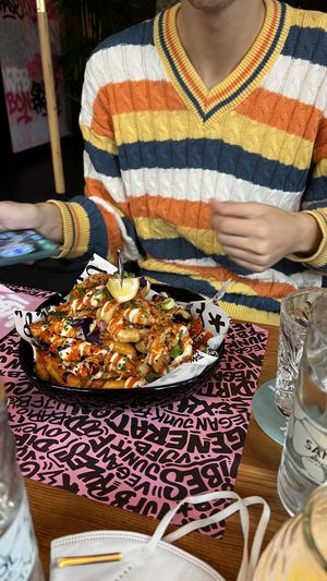 Calamari  at Vegan Junk Food Bar - El Born in Barcelona