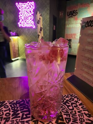 Cocktail at Vegan Junk Food Bar - El Born in Barcelona