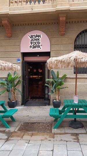 Exterior at Vegan Junk Food Bar - El Born in Barcelona
