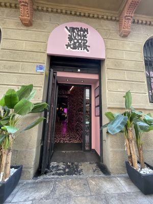 Entrance  at Vegan Junk Food Bar - El Born in Barcelona