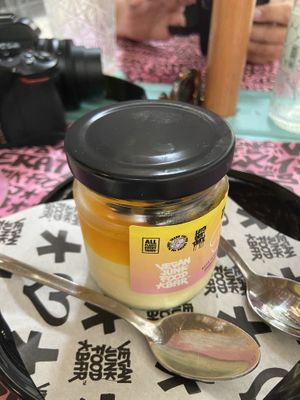 Desert 🍮  at Vegan Junk Food Bar - El Born in Barcelona