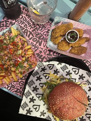 Best vegan junk food I ate in a long time! Short waiting period and cool ambiente/interior design. Definitely worth a trip!   at Vegan Junk Food Bar - El Born in Barcelona