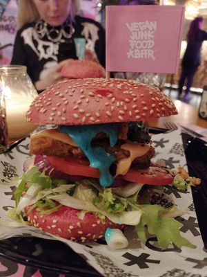 Daddy burguer at Vegan Junk Food Bar - El Born in Barcelona