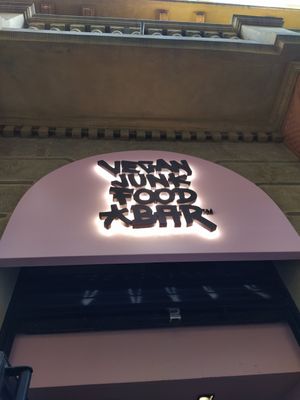 Entrance at Vegan Junk Food Bar - El Born in Barcelona