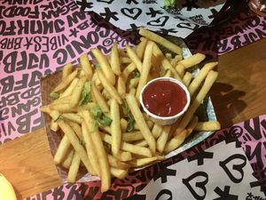 French Fries  at Vegan Junk Food Bar - El Born in Barcelona
