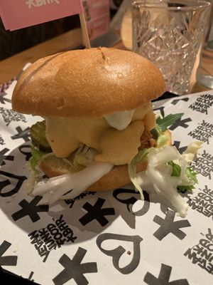 Cheezy Chickn  at Vegan Junk Food Bar - El Born in Barcelona